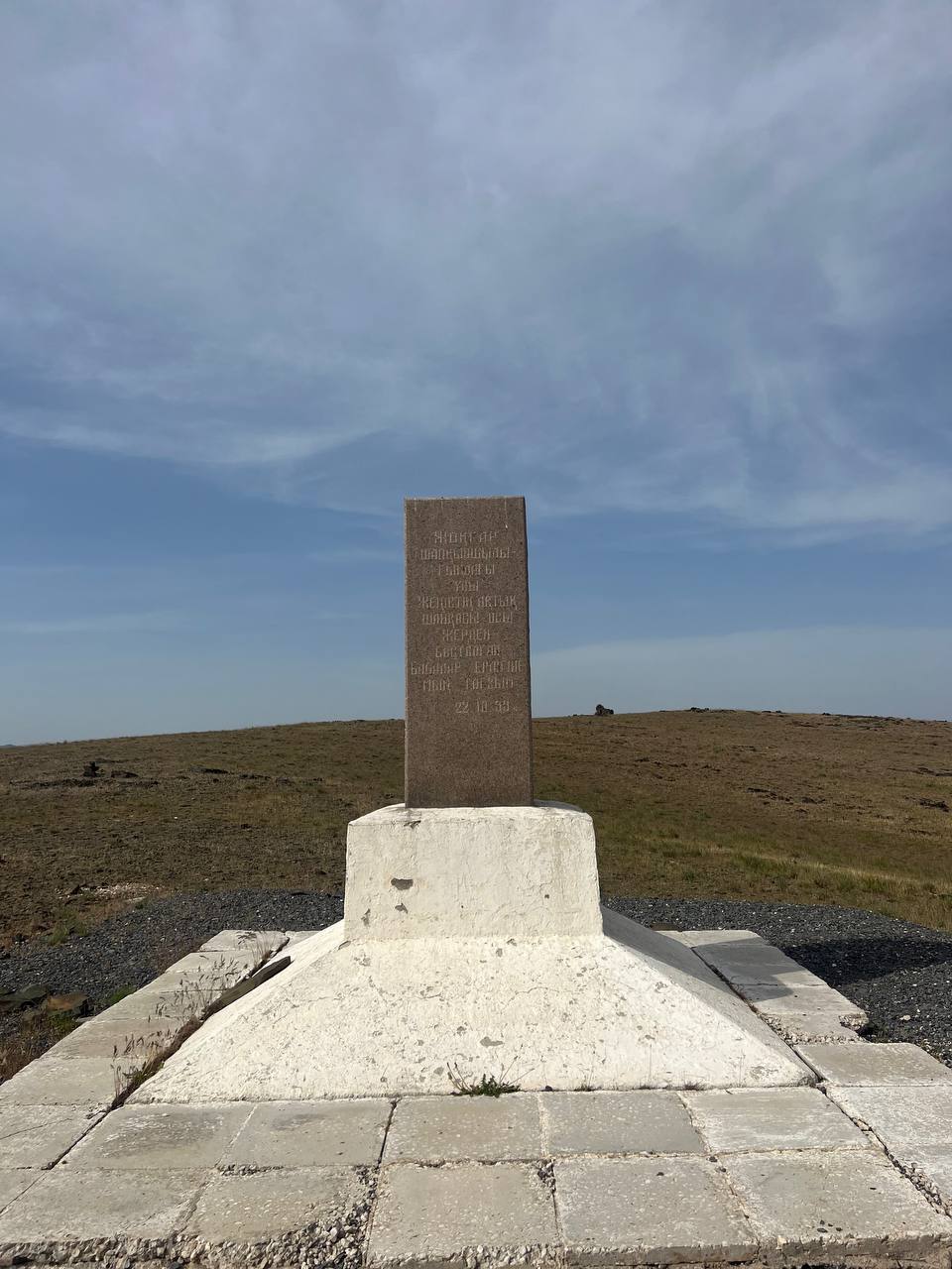 Аңырақай шайқасына қойылған белгі